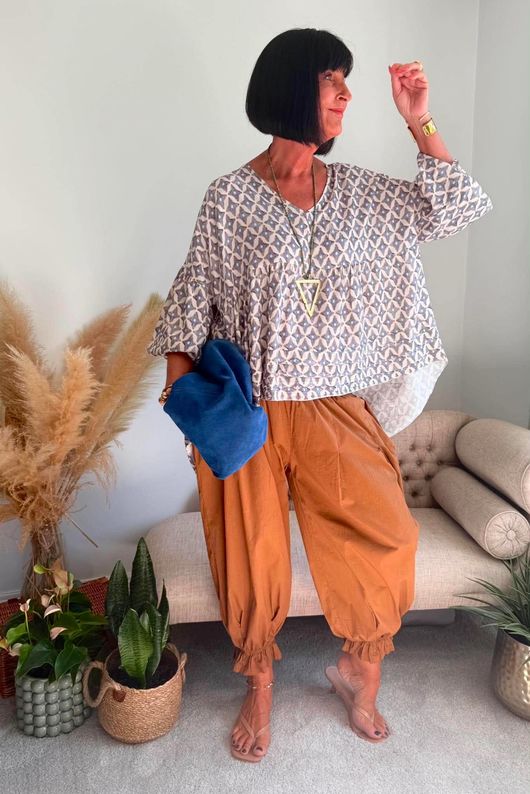 Ren Tiles of Marrakesh X Ali Ash Smock Top